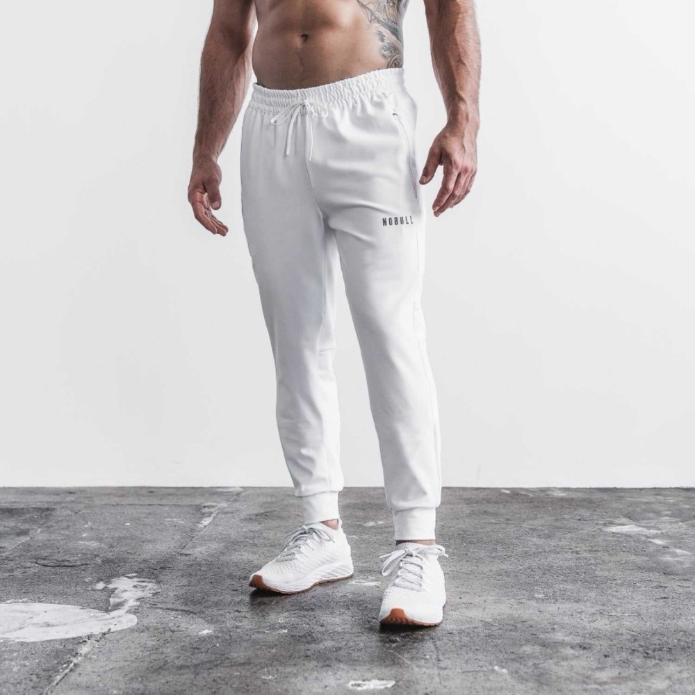 NWT NOBULL Men’s Jogger Pants - Large - White